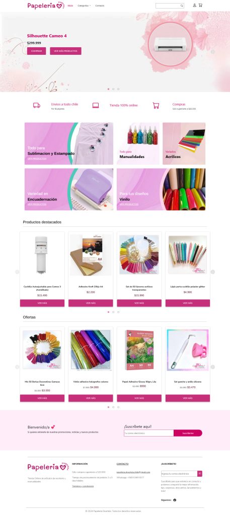 Rediseño de Papelería Divertida